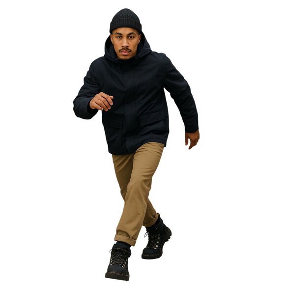 Dr. Martens Size M11/12 Combs Tech Padded Lace-Up Boots Durable Leather Textile - Picture 8 of 14